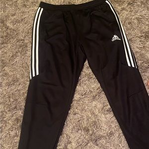 Adidas Clima Cool pants size XL color black with white stripes